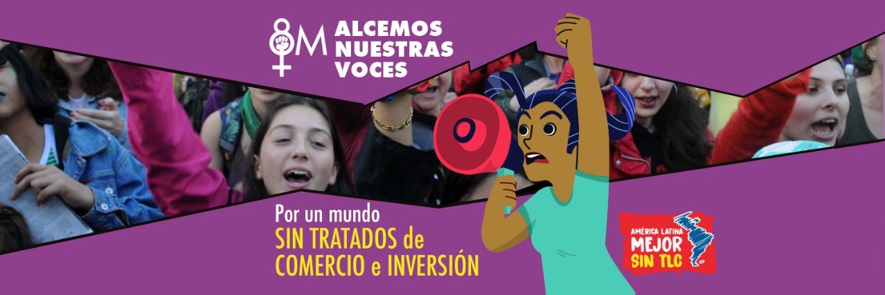 América Latina y El Caribe Mejor Sin TLC banner