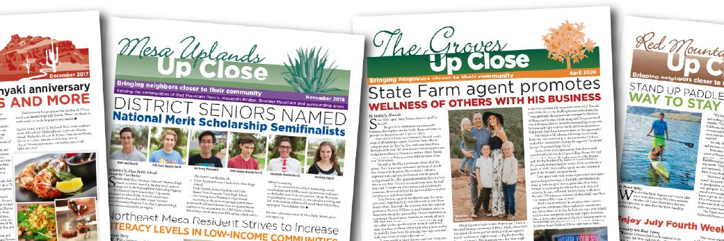Up Close Publications banner