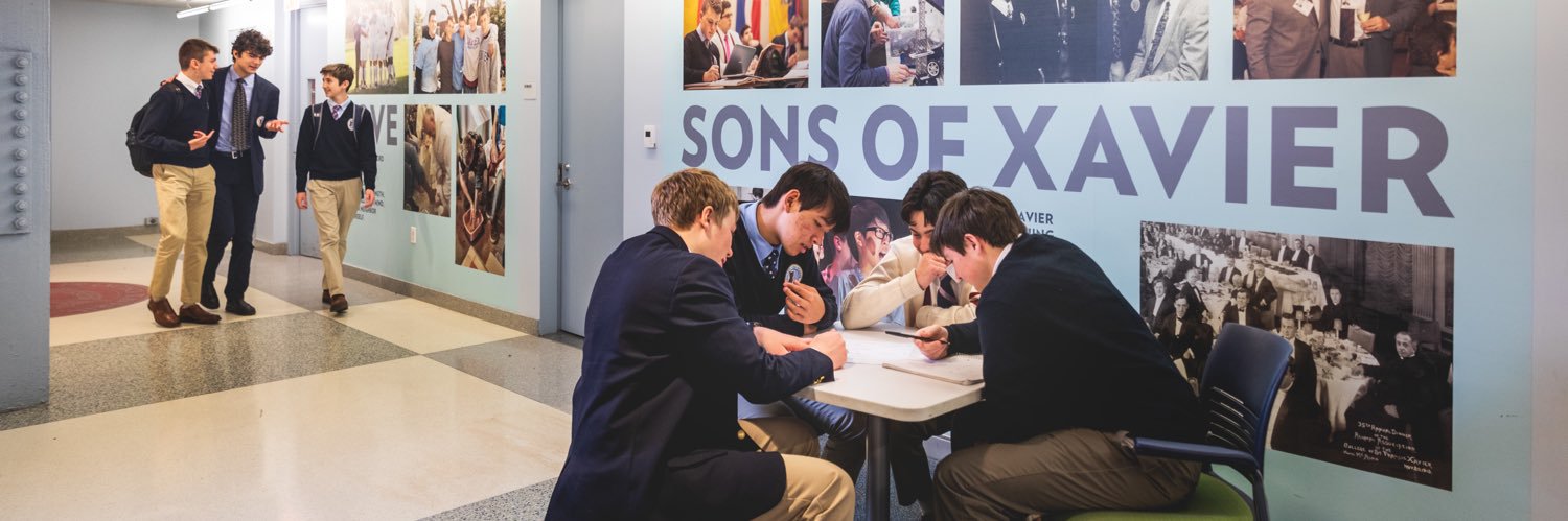 Xavier High School banner