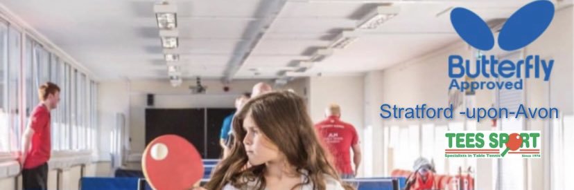 Stratford Upon Avon Table Tennis Club banner