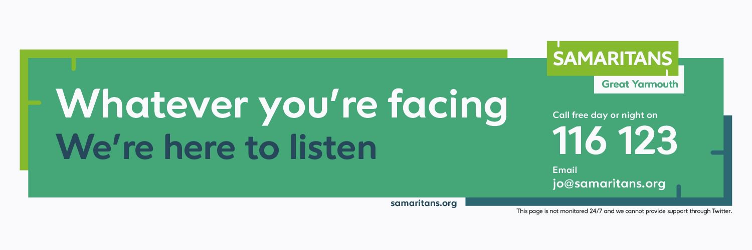 Great Yarmouth Samaritans banner