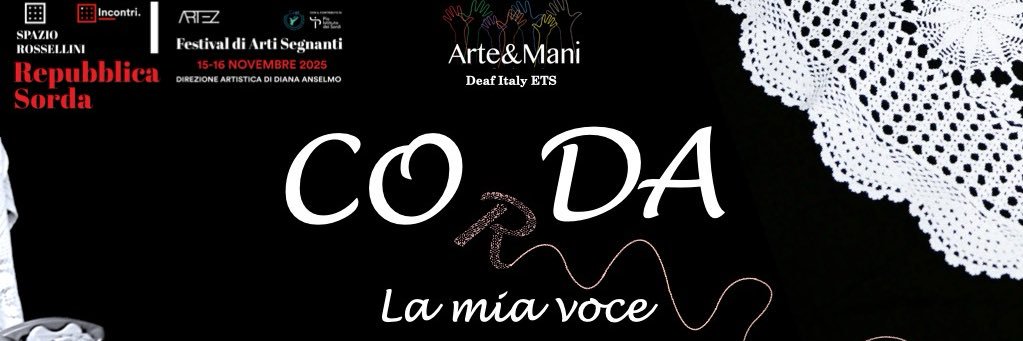 Arte&Mani - Deaf Italy ETS banner