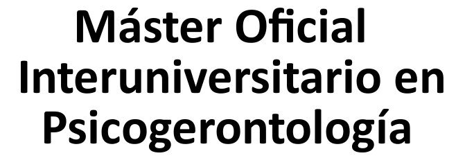 MasterPsicogerontologíaUB banner