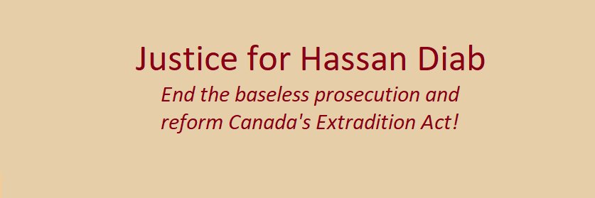 Justice For Hassan Diab banner