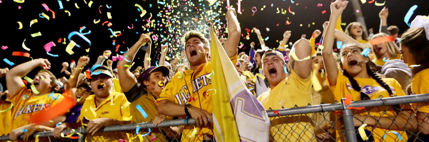Denham Springs Student Section🔥🐝 banner