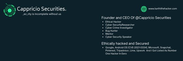 karthithehacker Profile Banner