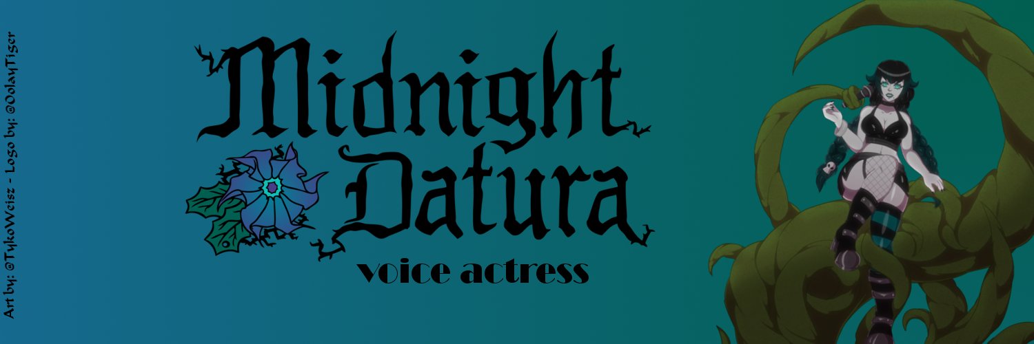 🔞 Midnight Datura - Commissions Closed Profile Banner