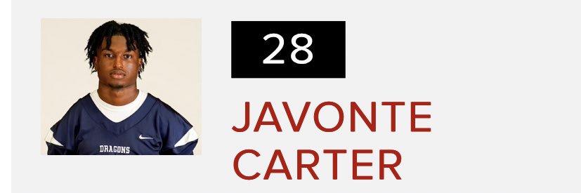 Javonte Carter🏈 banner