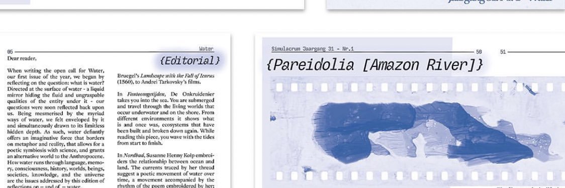 Simulacrum Magazine banner