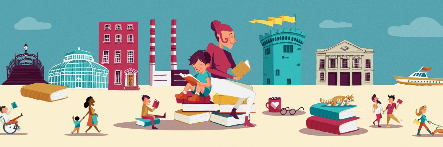 Dublin Book Festival's banner