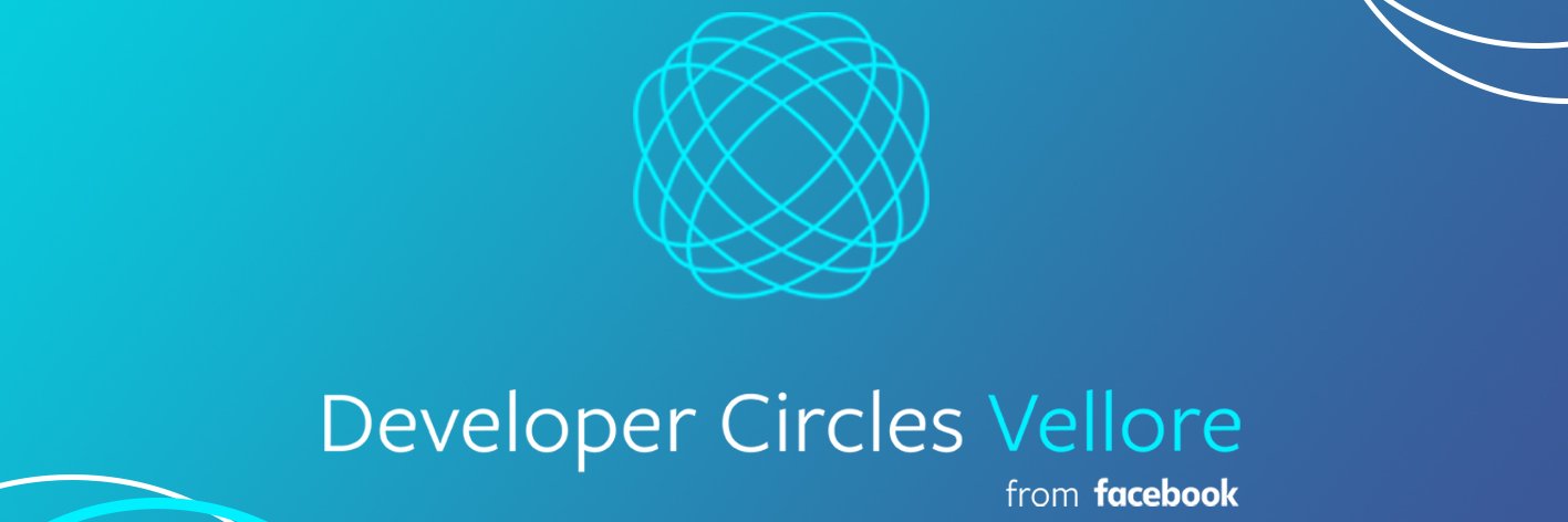 Facebook Developer Circle: Vellore banner