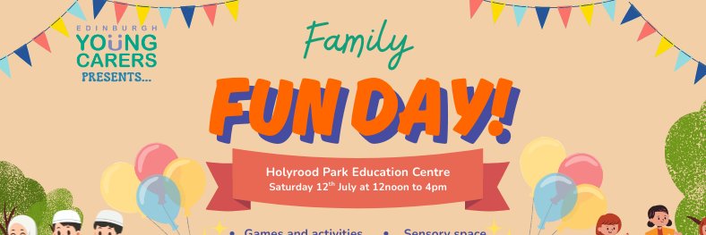 Edinburgh Young Carers banner