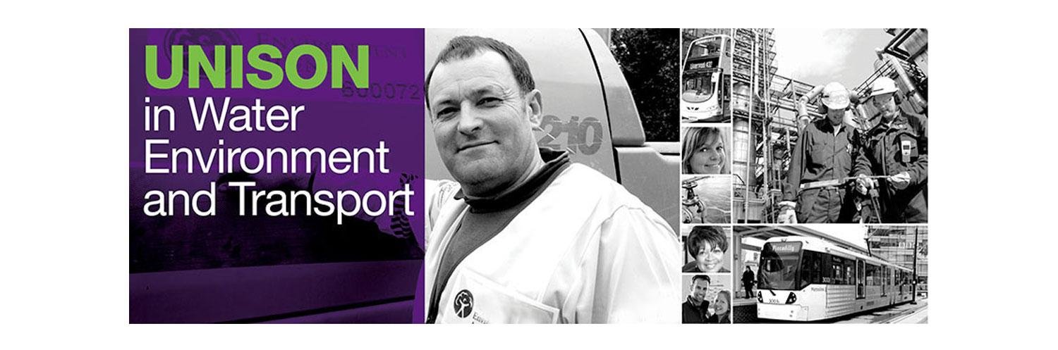 UNISON Water, Environment & Transport banner