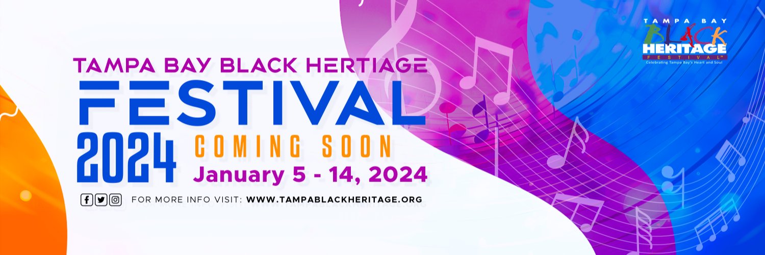 Tampa Bay Black Heritage Festival banner