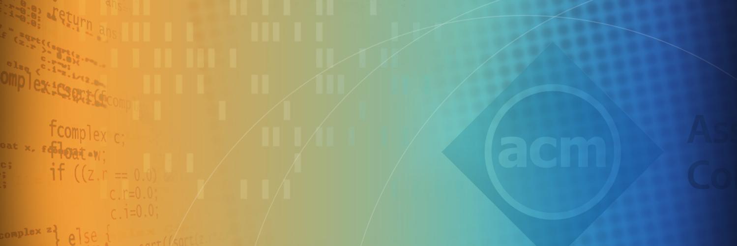 Association for Computing Machinery's banner