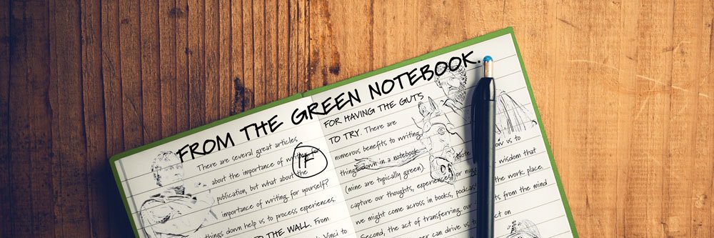 From the Green Notebook banner