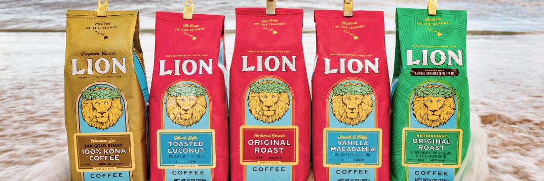 LION Coffee Hawaii banner