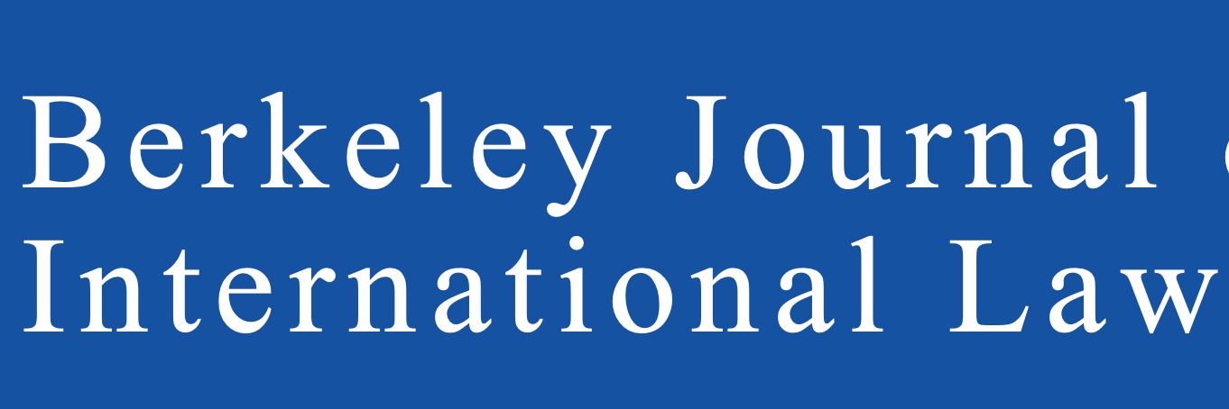 Berkeley Journal of International Law banner