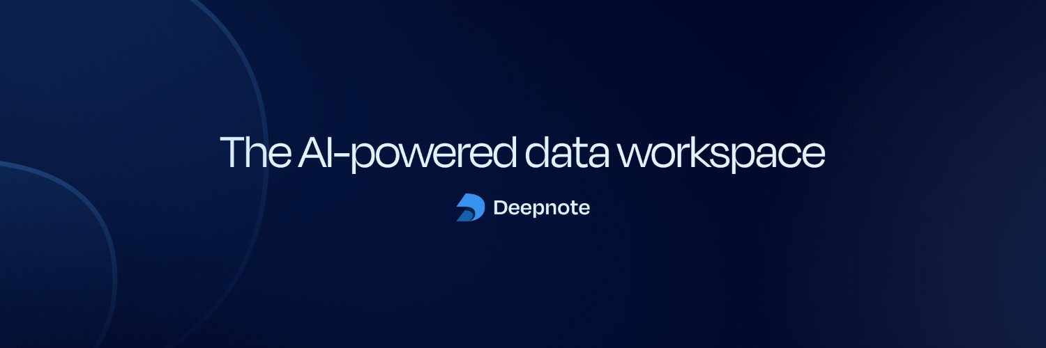 Deepnote's banner