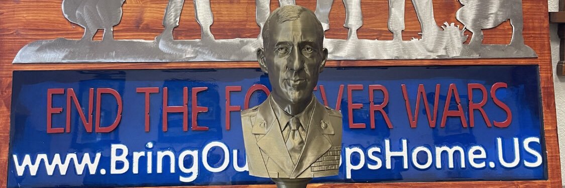 Bring Our Troops Home banner