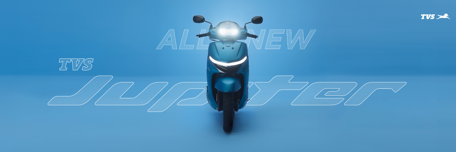 TVS Motor Company's banner