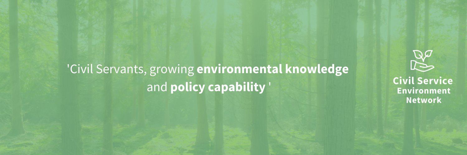 Civil Service Climate + Environment Network banner