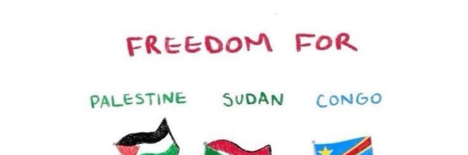 Free all the countries affected by imperialism's banner