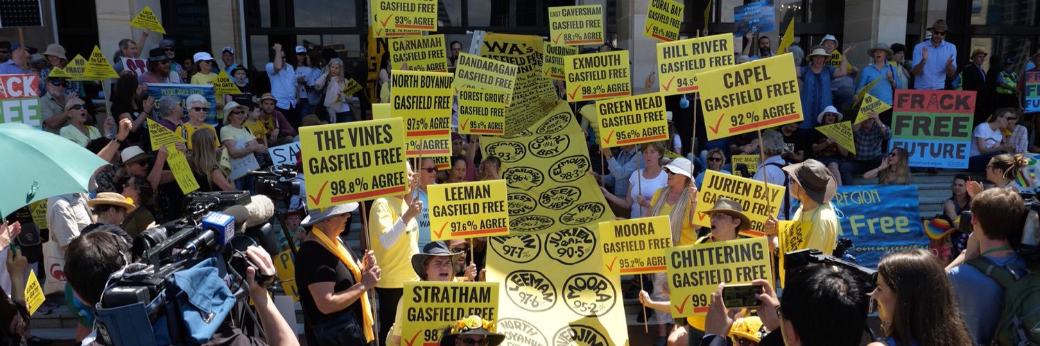 Frack Free WA banner