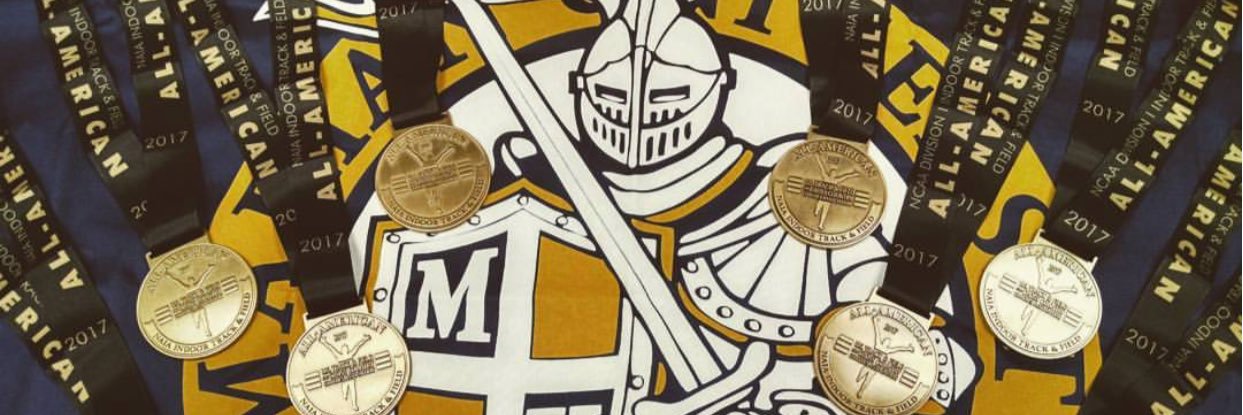 Marian Track & Field banner