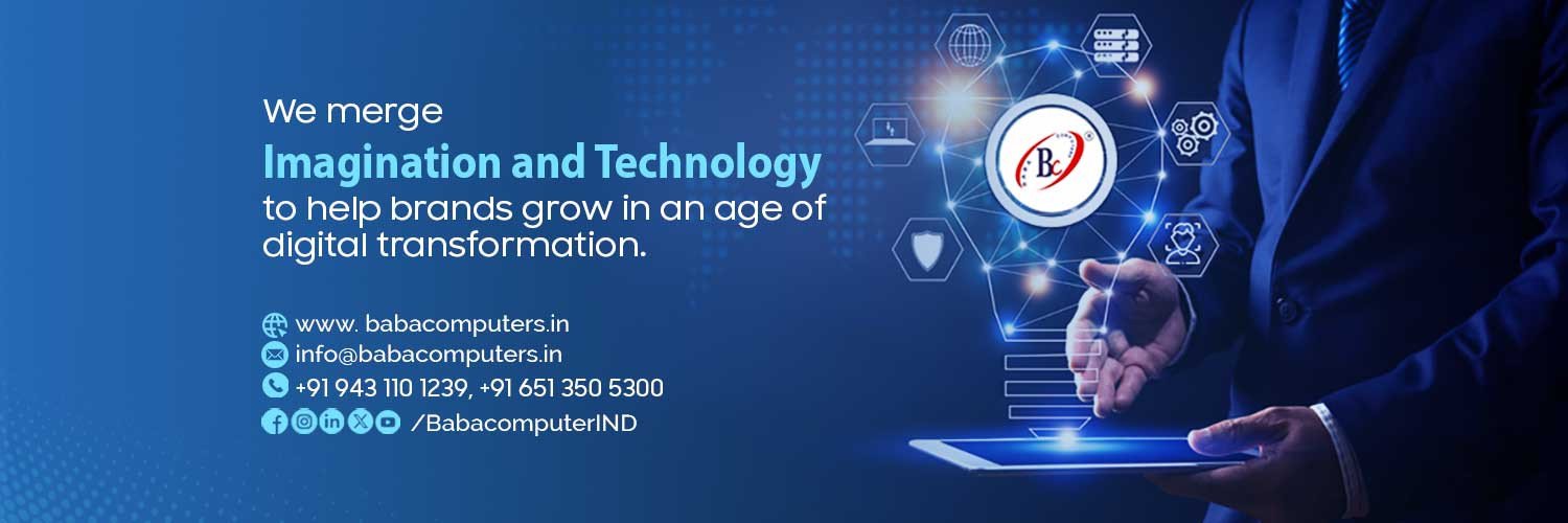 M/s Baba Computers banner