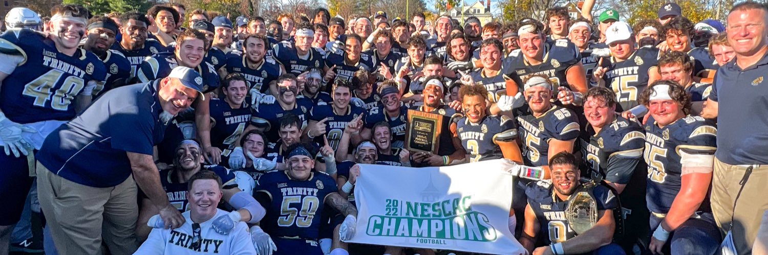 Trinity College Football's banner