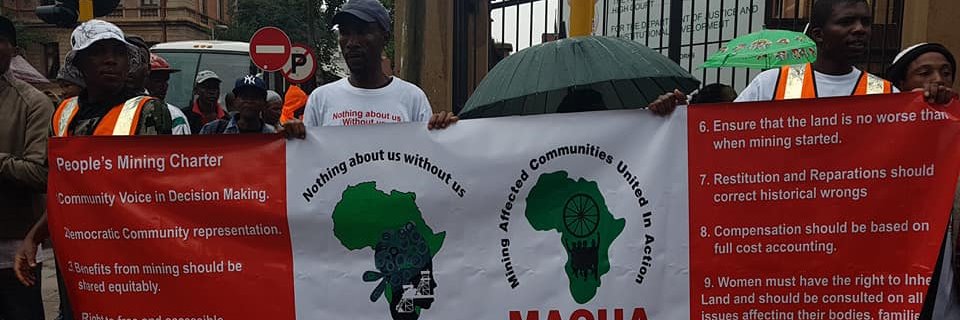 Mining Affected Communities United in Action's banner