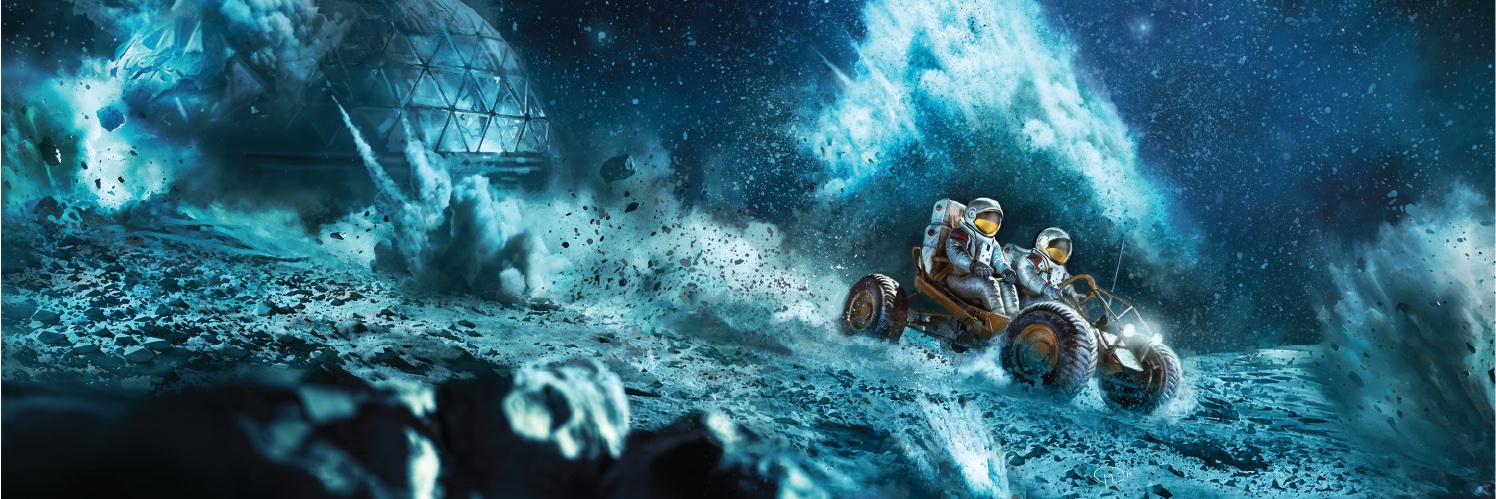 Allan Kaster-INFINIVOX-3 Hard Shots at the Moon's banner