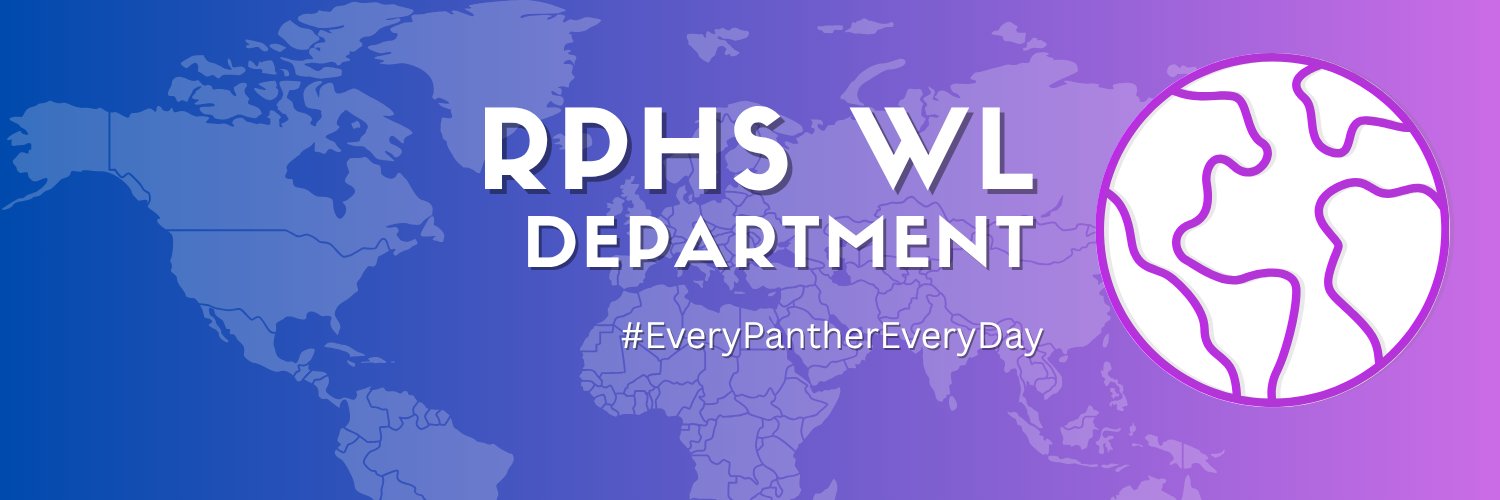 RPHS World Language Department banner