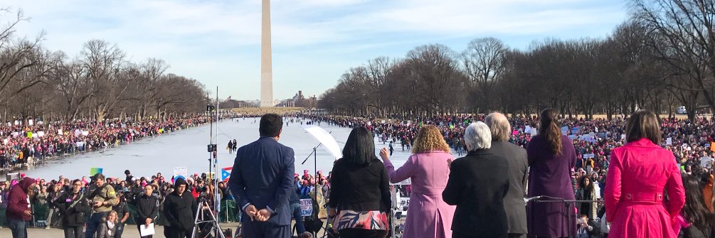 Debbie Wasserman Schultz's banner