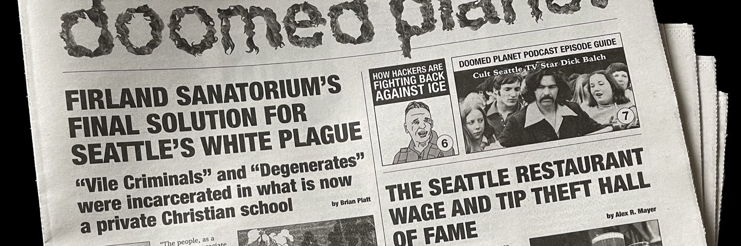 Doomed Planet Podcast banner
