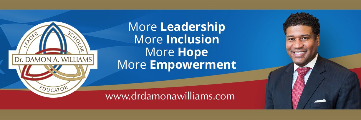 Damon A Williams PhD banner