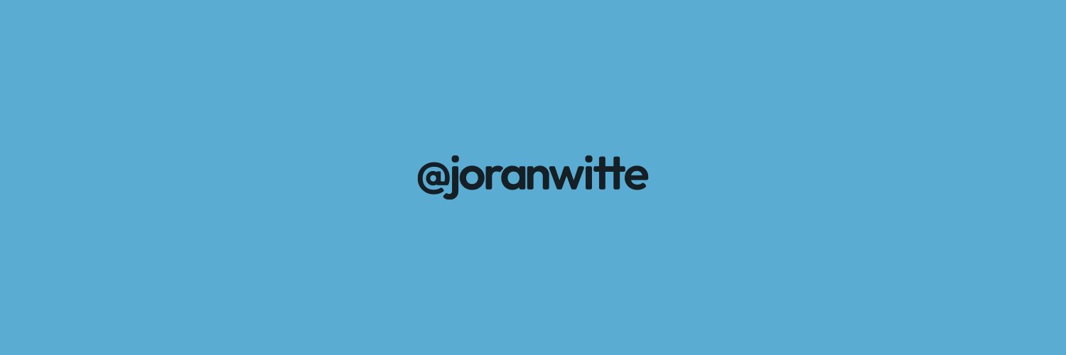 JoranWitte's profile banner image