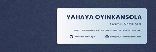 Kansoldev Profile Banner