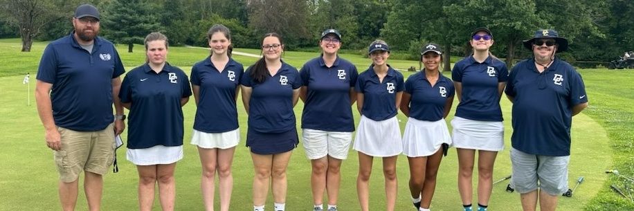 DCHS Lady Hawks Golf's banner