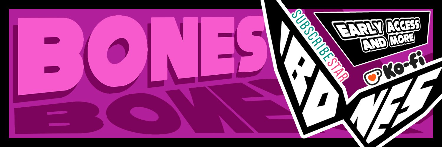BONES | COMMISSIONS OPEN banner