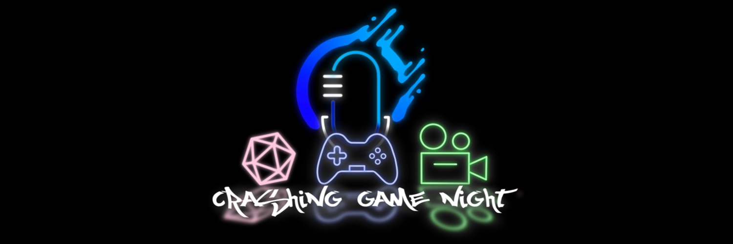 Crashing Game Night banner
