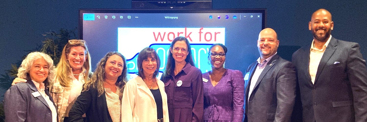 workfordemocracy 🟧 banner