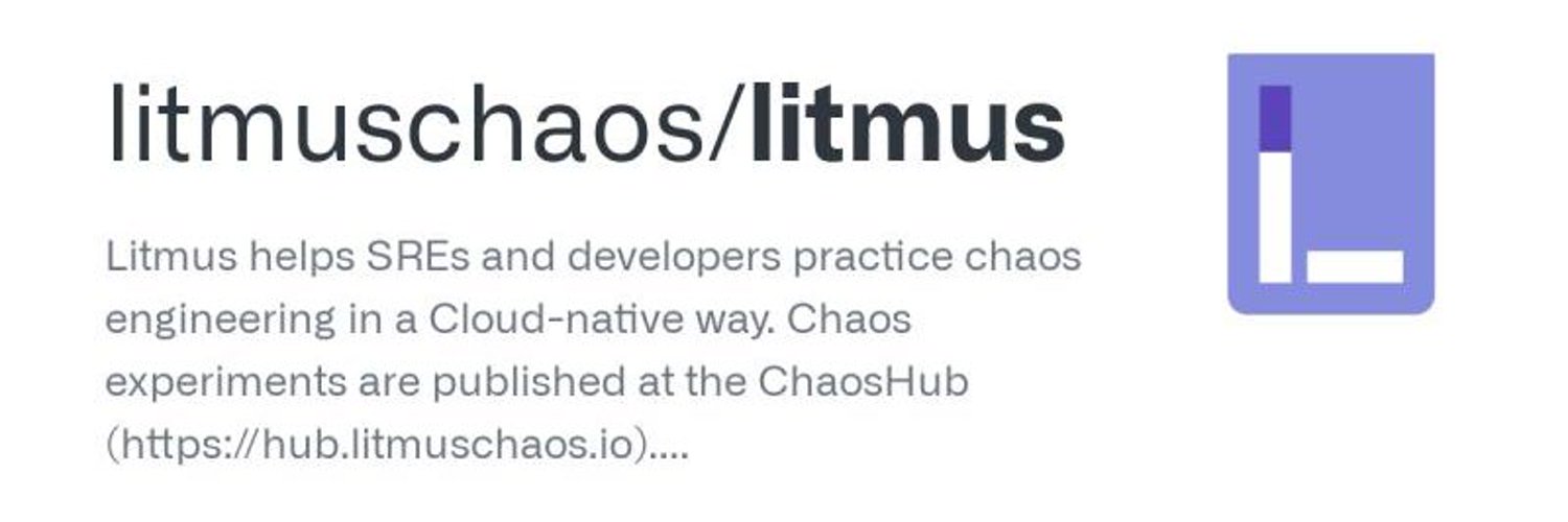 LitmusChaos | Chaos Engineering Made Easy Profile Banner