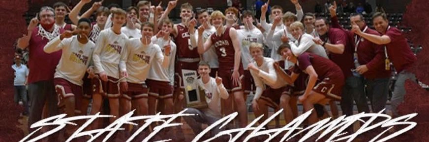 Cedar High Boys Basketball banner