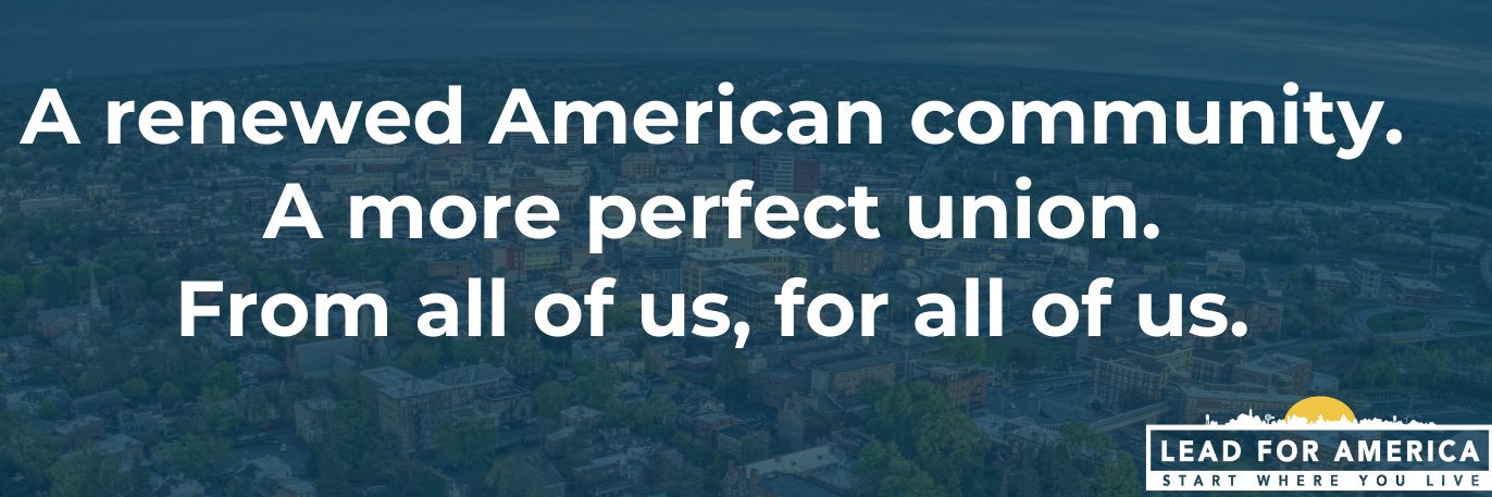 Lead For America banner
