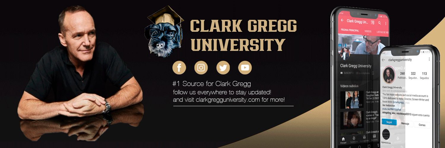 Clark Gregg University Profile Banner