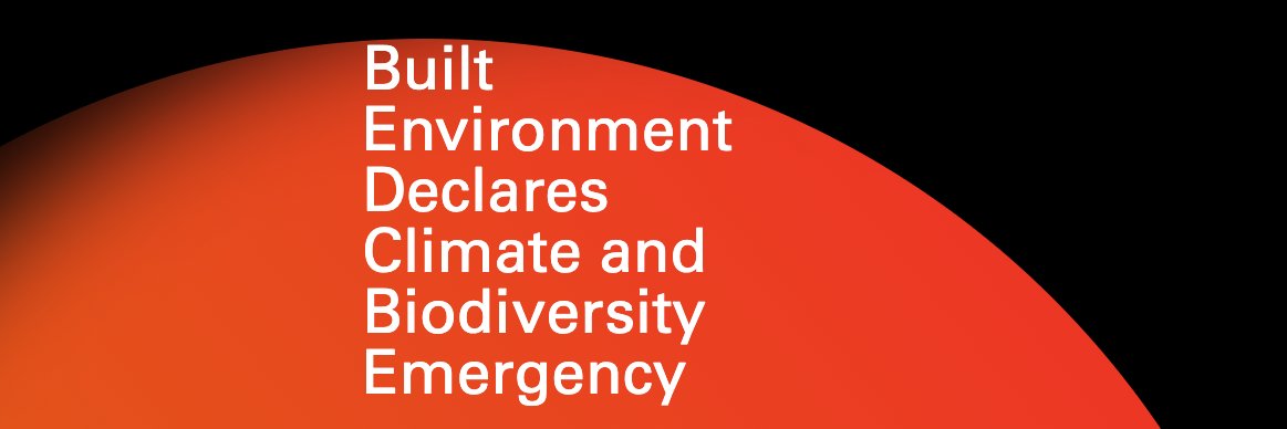 Built Environment Declares UK banner