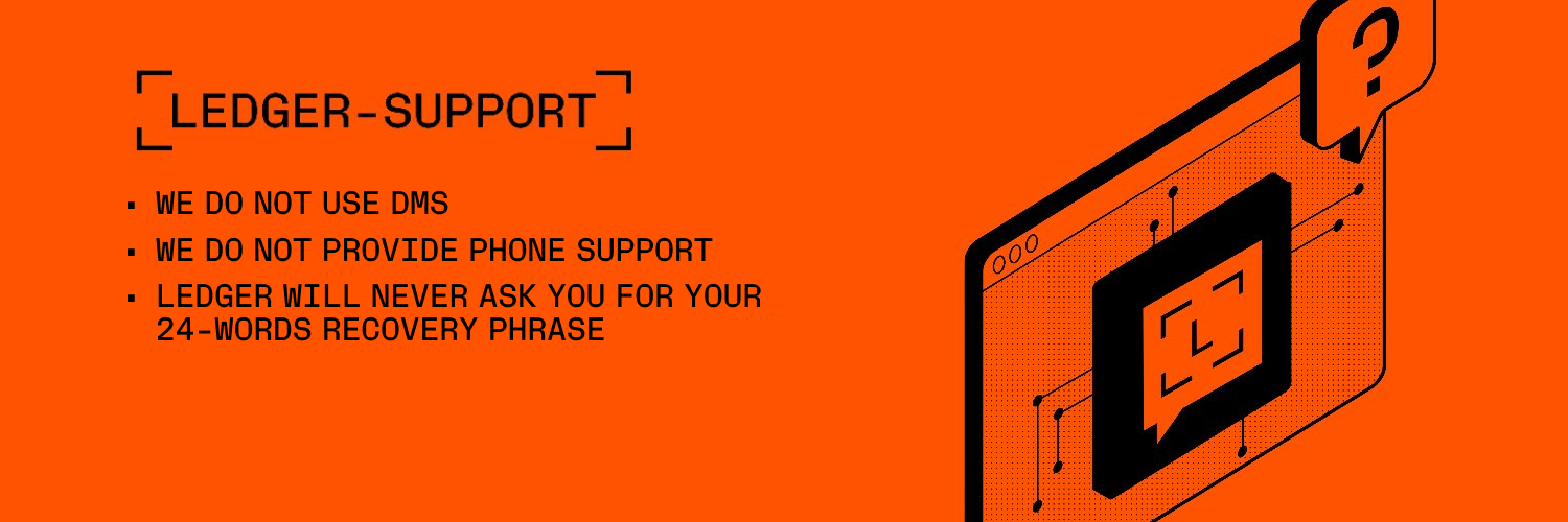 Ledger Support banner