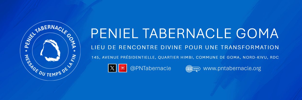 Peniel Tabernacle Goma banner